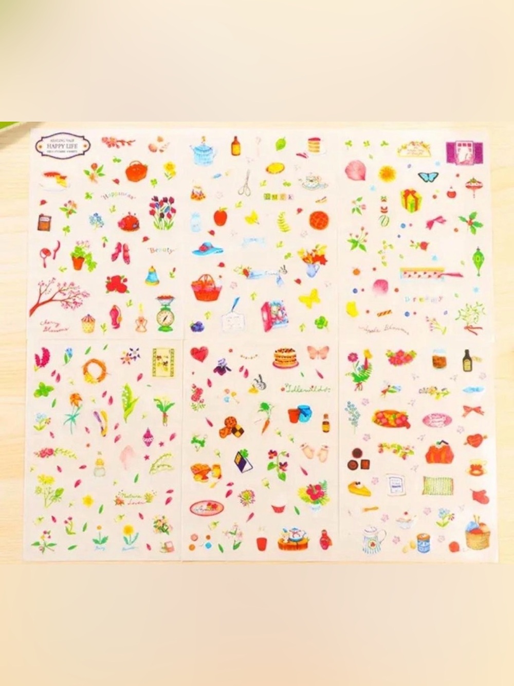 $2 Sticker Sheet $2 WITH ANY $10 ORDER OR MORE
